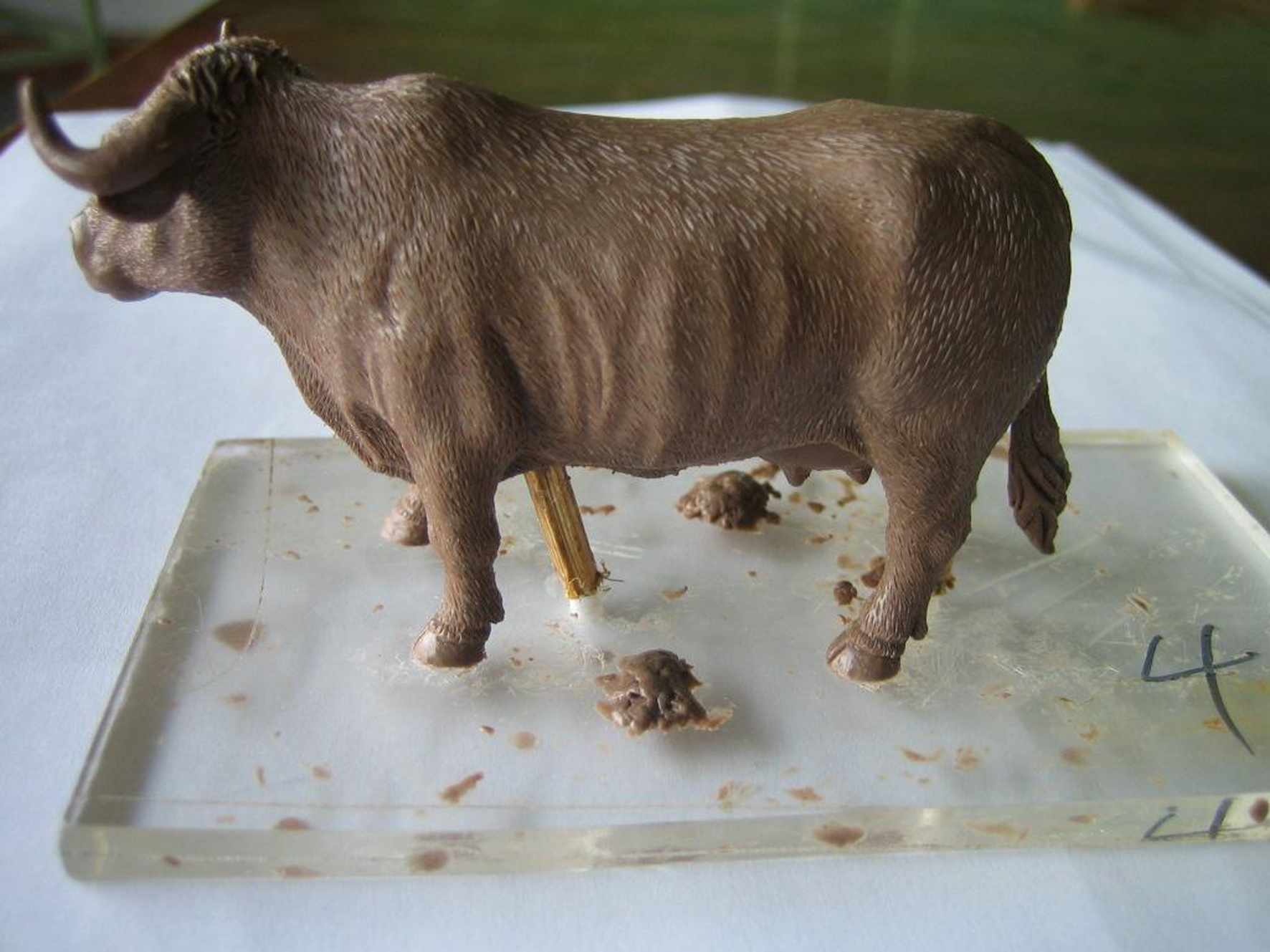 Paso 2: maqueta en arcilla